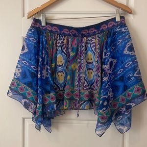 Zara asymmetrical mini skirt